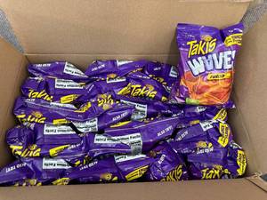 lot 149 image: Box Of Takis Fuego Wavy Chips