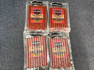 lot 165 image: 4 X 9Ct Packs Of Jack Links Beef Sticks