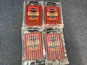 lot 167 image: 4 X 9Ct Packs Of Jack Links Beef Sticks