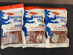 lot 199 image: 3 Bags Of Bavarian Meats Meat Sticks