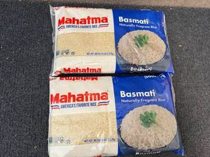 lot 202 image: 4 X 5Lb Bags Of Mahatma Basmati Rice