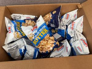 lot 209 image: Box Of Lance Movie Thearter Butter Popcorn