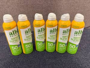 lot 312 image: 6 Bottles Of Alba Botanical 50 Spf Sunscreen