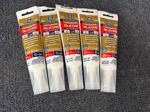 lot 72 image: 6 Tubes Of Ge White Silicone