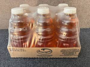 lot 134 image: 6 Bottles of Ocean Spray Apple Juice