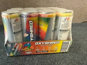 lot 108 image: 12ct Pack Oxyshred Energy Drink