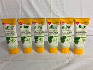 lot 299 image: 6 Bottles of Alba Botanical Sunscreen 45 SPF