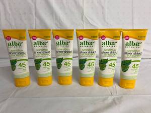 lot 300 image: 6 Bottles of Alba Botanical Sunscreen 45 SPF