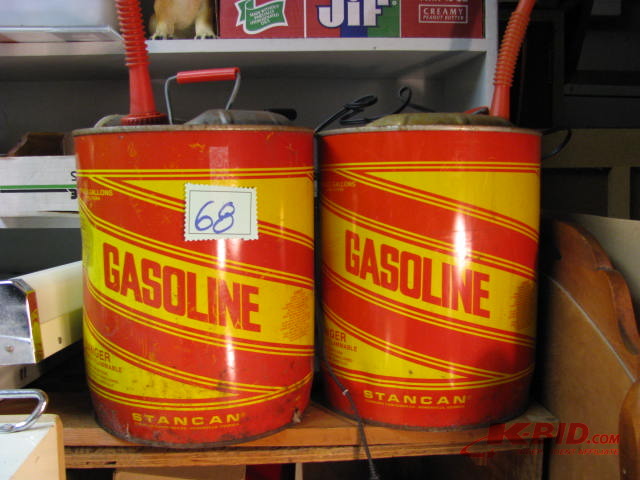lot 68 image: gas cans