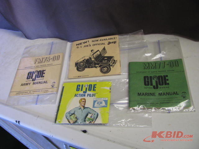 lot 26 image: GI Joe manuals