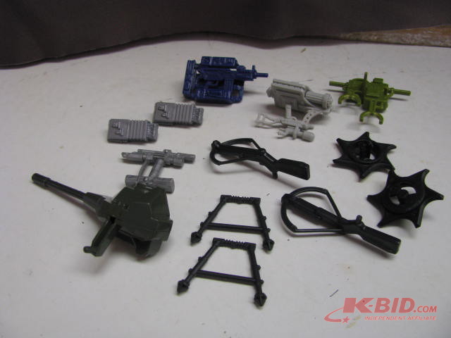 lot 38 image: action figure weapons