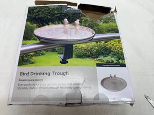 lot 66 image: MM. Bird Drinking Trough-Ceramic