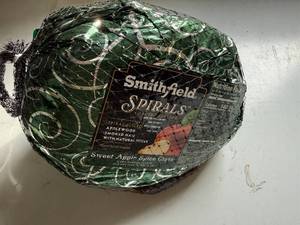 lot 372 image: DD. 10.75lbs Smithfield Applewood Smoked Spiral Sliced-Sweet Apple Spice Glaze