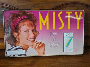 lot 3 image: Misty Cig Sign