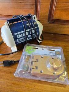 lot 7 image: Quick-Fill Electric Air Pump, 120 Volt, Single Cylinder Deadbolt Lock
