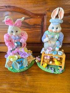 lot 30 image: Cute As A Bunny 14 Tall Easter Decorations