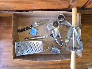 lot 35 image: Kitchen Items, Grater, Roller for Cutting