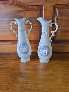 lot 37 image: Vintage Porcelain Vase and Pitcher