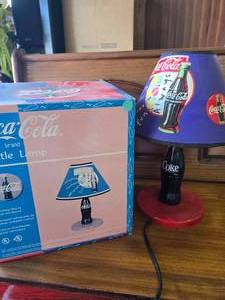 lot 71 image: Coke Lamp Open Box WORKS