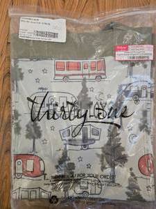 lot 113 image: Thirty-One Bag, Says Travel Toys embroidered on it.