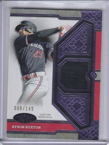 lot 53 image: 2024 Byron Buxton Topps Tier One Patch #8149