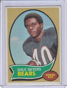 lot 85 image: 1970 Topps Gale Sayers #70