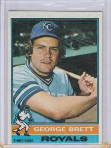 lot 173 image: 1976 Topps George Brett #19