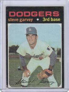 lot 177 image: 1971 Topps Steve Garvey RC #341