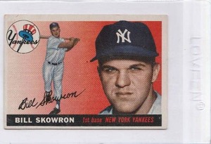 lot 203 image: 1955 Topps Bill Skowron #22