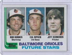 lot 204 image: 1982 Topps Cal Ripken Jr. RC #21