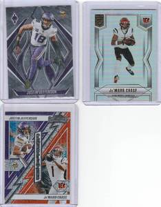 lot 208 image: Justin Jefferson  JaMarr Chase Lot