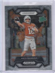 lot 211 image: 2024 Arch Manning Panini Prizm Draft Picks Rated Prospect #192