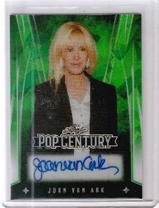 lot 233 image: 2025 Leaf Pop Century Green Ice Joan Van Ark #BA-JA1 #13