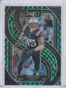 lot 244 image: 2024 Panini Select Dragon Scale Prizm Premier Level Chris Long #137 #3281