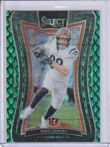 lot 246 image: 2024 Panini Select Dragon Scale Prizm Suite Level Mike Gesicki #365 #1281