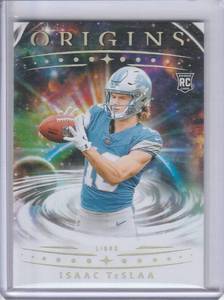 lot 112 image: 2025 Isaac Teslaa RC Panini Origins #118