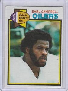 lot 167 image: 1979 Topps Earl Campbell RC #390