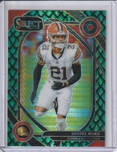 lot 248 image: 2024 Panini Select Dragon Scale Prizm Club Level Denzel Ward #248 #2181