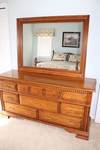 Colonial Dresser & Mirror