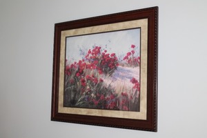 Red Floral Print