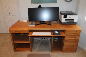 Oak Computer Desk