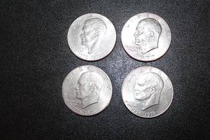 1976-D & 1977-D U.S. Eisenhower Dollars
