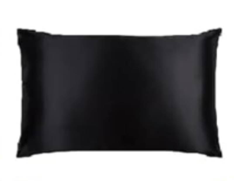 lot 181 image: Black Silk Pillow Case - Brand New