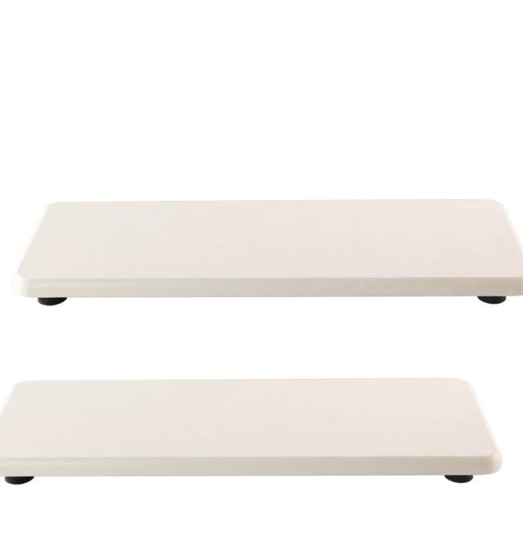 lot 186 image: Stone Trays 8 L x 3 W White - Brand New