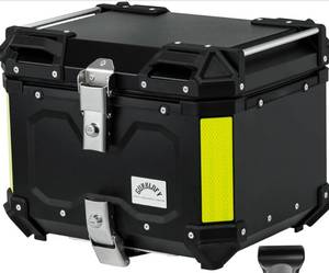 Motorcycle Top Case 45L Aluminum Universal Bracket Black $149.99 Retail - Brand New