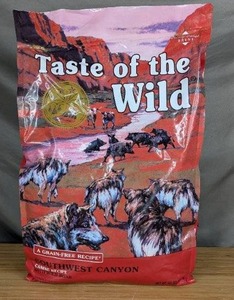 lot 122 image: Taste of The Wild Dog Food with Wild Boar 14lb Bag $38.99 Retail - Brand New