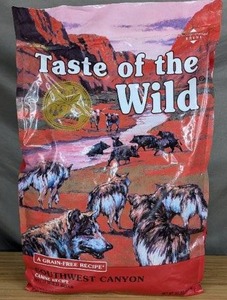 lot 124 image: Taste of The Wild Dog Food with Wild Boar 14lb Bag $38.99 Retail - Brand New