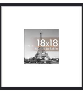 lot 157 image: Picture Frame Black 18 x 18 - Brand New