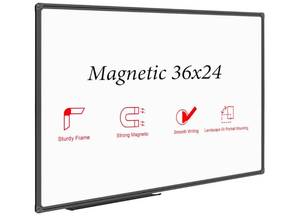 lot 164 image: JIL Office White Board Magnetic 36 x 24 $42.99 Retail - Brand New