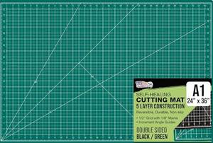 lot 167 image: Self Healing Cutting Mat 5 Ply 24 x 36 $39.99 Retail - Brand New